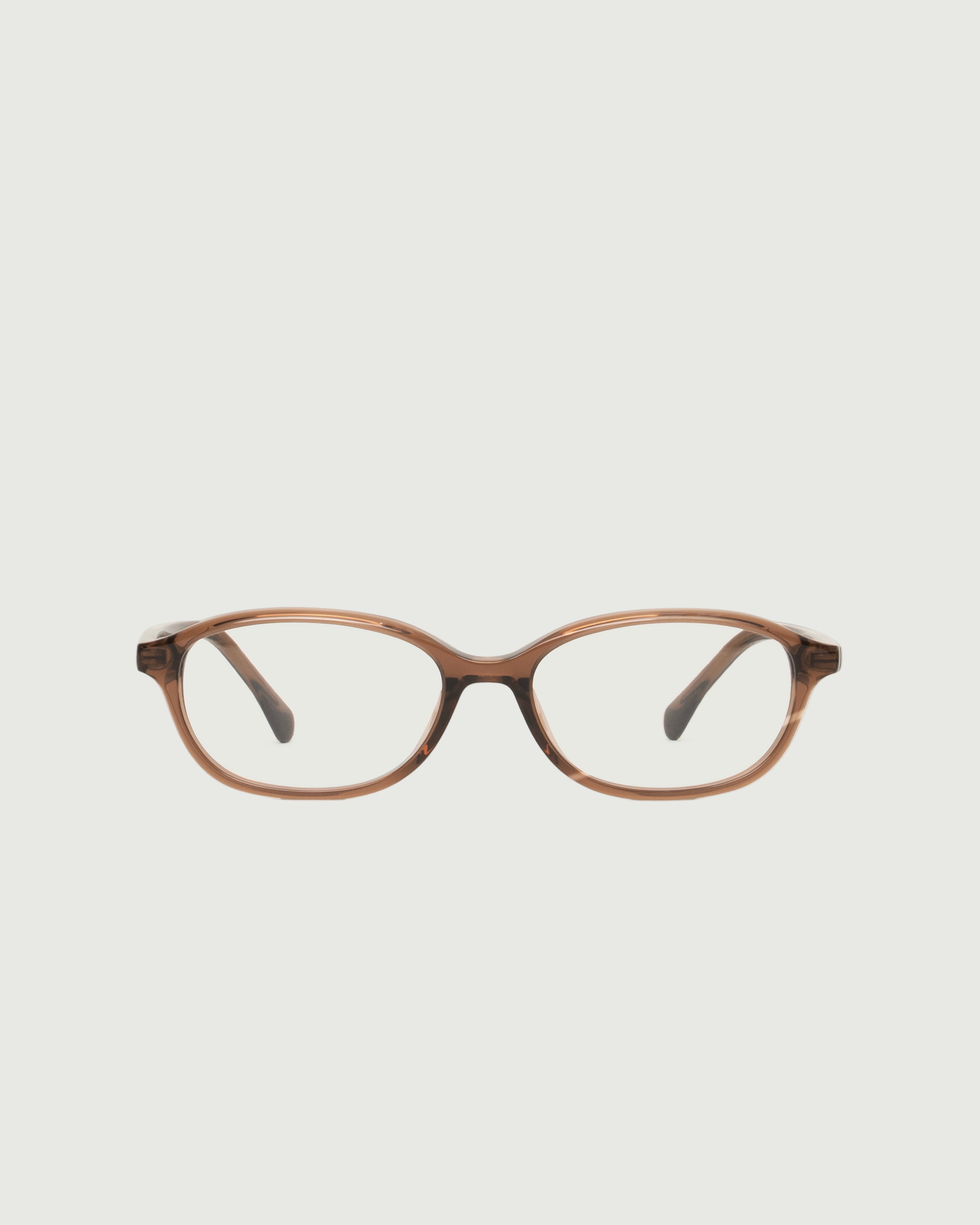 Nutmeg::Marcie Eyeglasses rectangle Brown acetate front