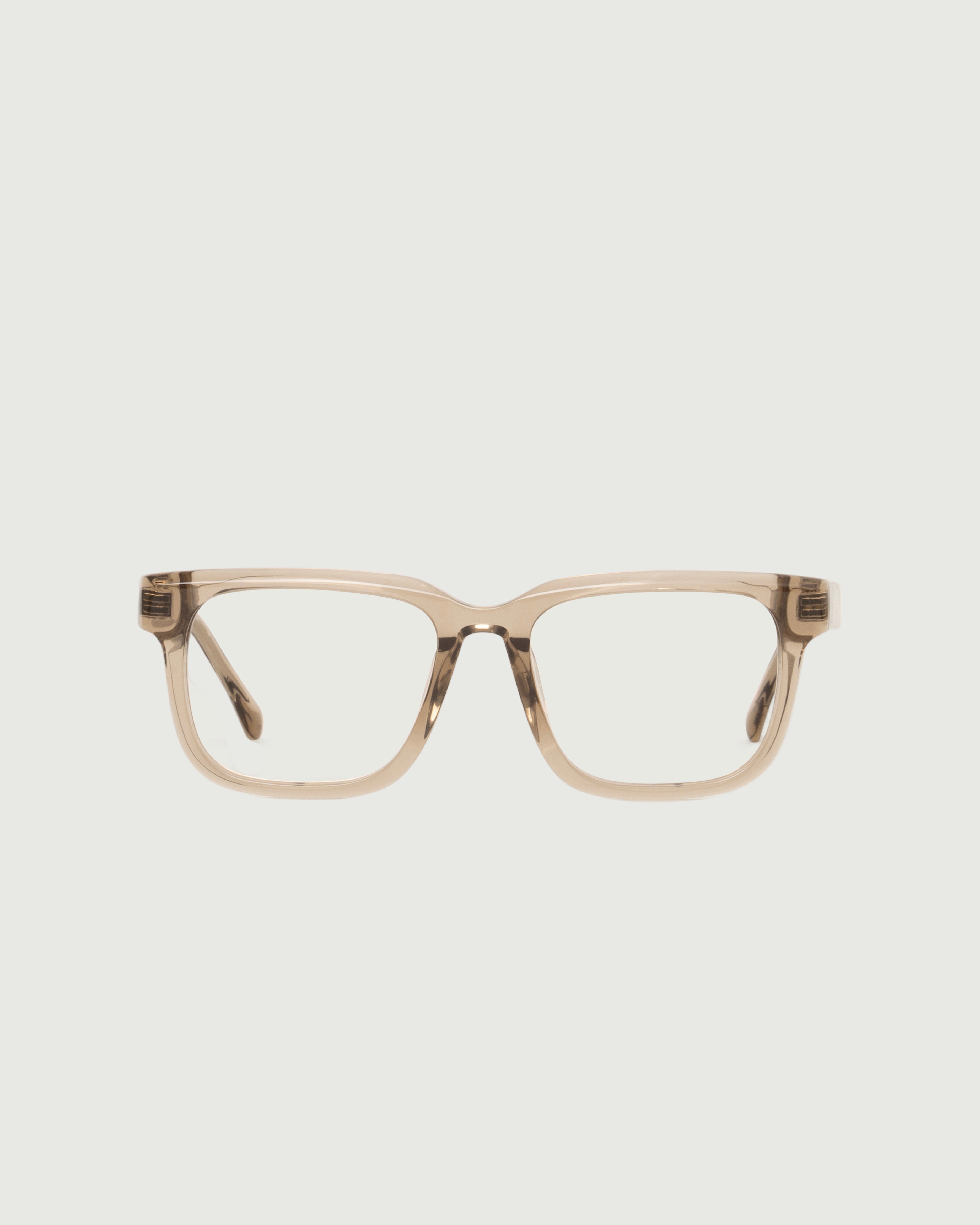 Sesame::Garth Eyeglasses square Brown acetate front